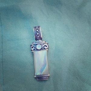 Sterling Silver Mother of Pearl and Moonstone